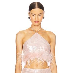 NBD Aida Top in Blush Pink